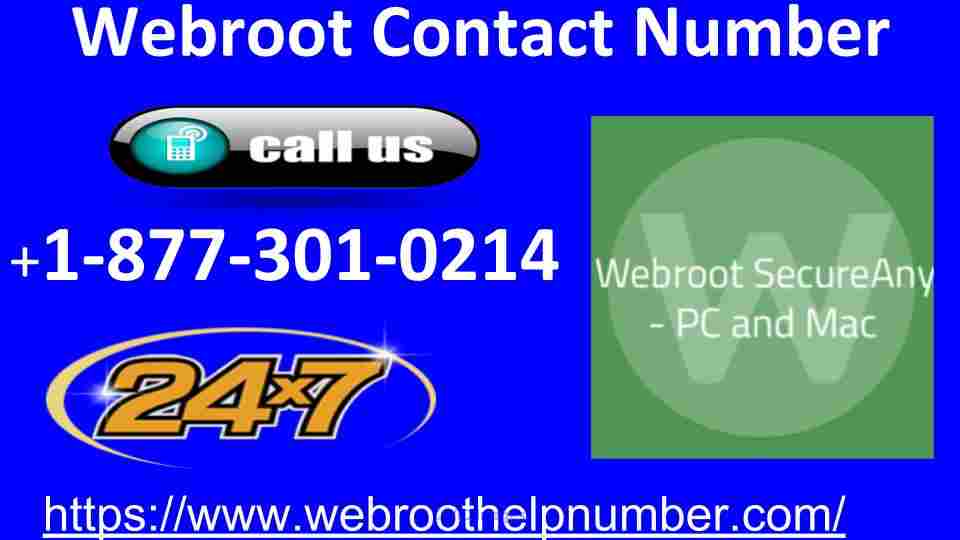 Webroot Contact Number For USA 1-877-301-0214