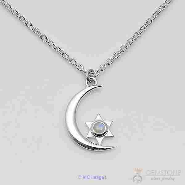Moonstone Necklace - Serene Night - GSJ