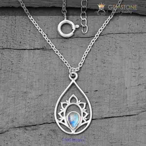 Moonstone Necklace - Splendid Cassiopeia - GSJ