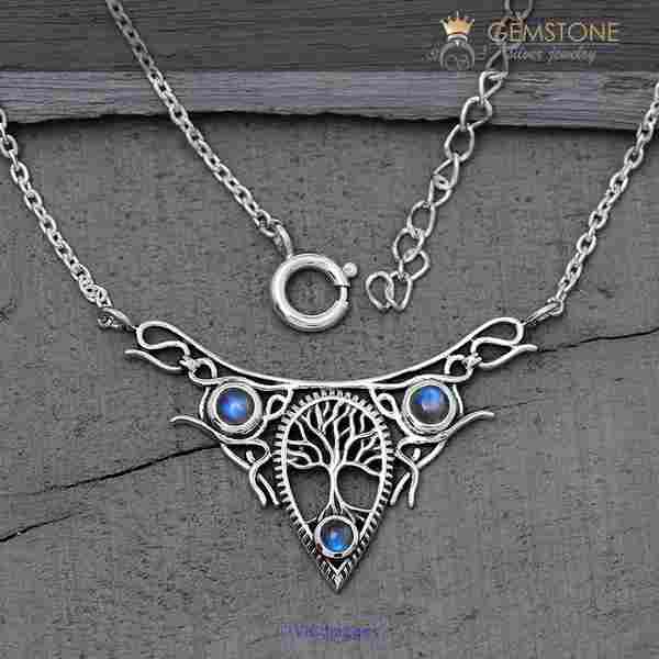 Moonstone Necklace - Vintage Moon - GSJ