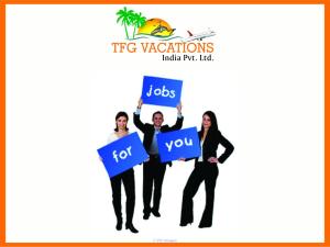 Urgently Requirement Male /Female Candidates For Tourism Promotion