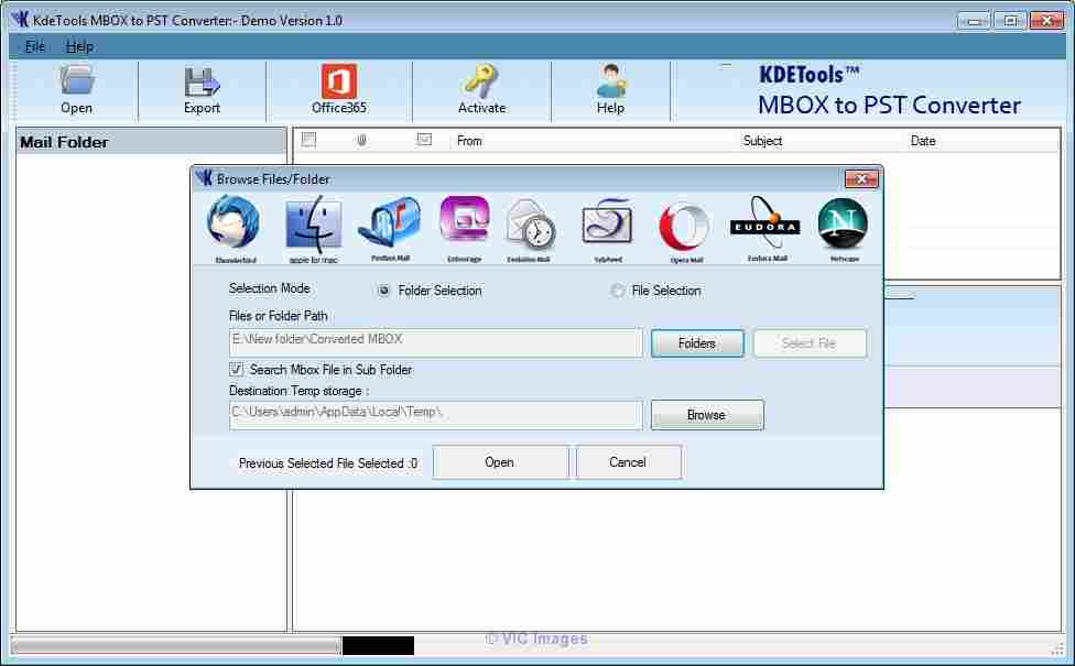 KDETools MBOX to PST Converter - All in One