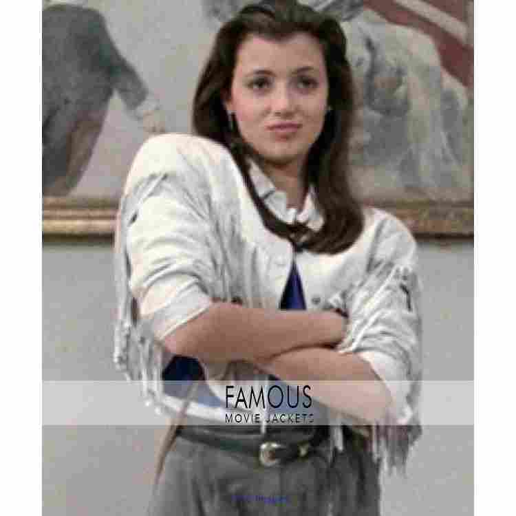 Ferris Buellers Day Off Sloane Peterson Fringe Jacket