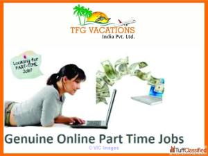 Part Time Work With TFG A Leading Tour & Travel Company