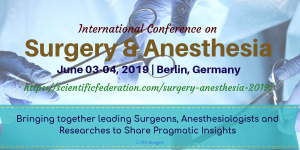 3rd World congress on surgery and anesthesia