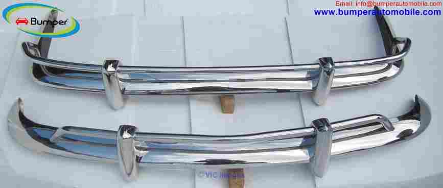 VW Karmann Ghia US type bumper in stainless steel