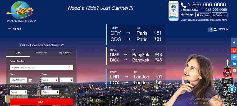 NYC Airport Limousine | Book Your Ride Online Now  Carmellimo