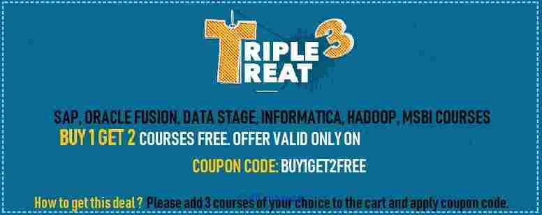LAST  FEW   HOURS : BUY 1 GET 2 SAP VIDEO COURSES FREE