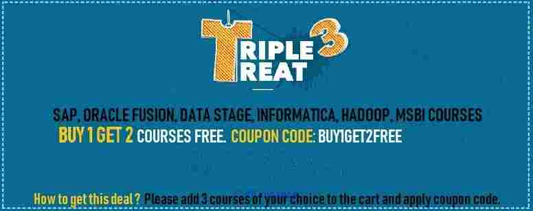 LAST  FEW   HOURS : BUY 1 GET 2 SAP VIDEO COURSES FREE