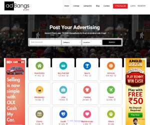 Free Classifieds website in India