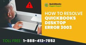 How to fix QuickBooks Desktop Error 3003?