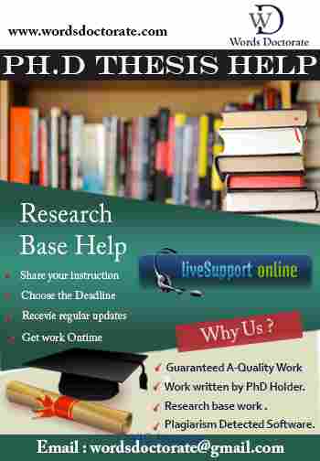 PhD thesis writing service