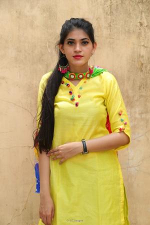 Mustard Rayon Flare Embroided Kurta