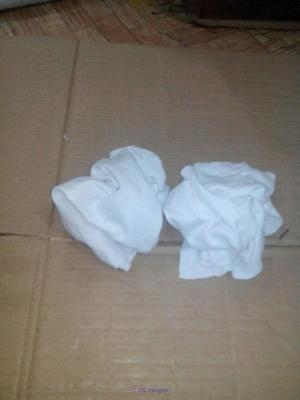 White Prewashed Soft Cotton Rags For Sale