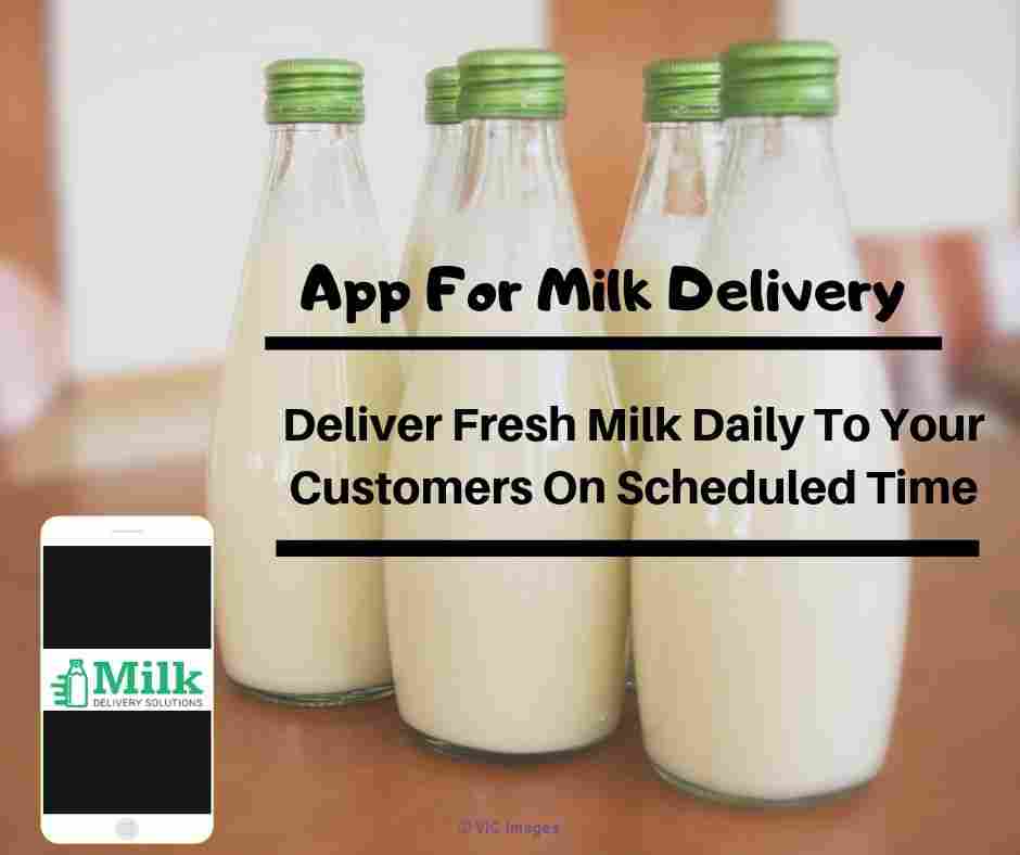 Mobile App For Dairy Milk Delivery Canada