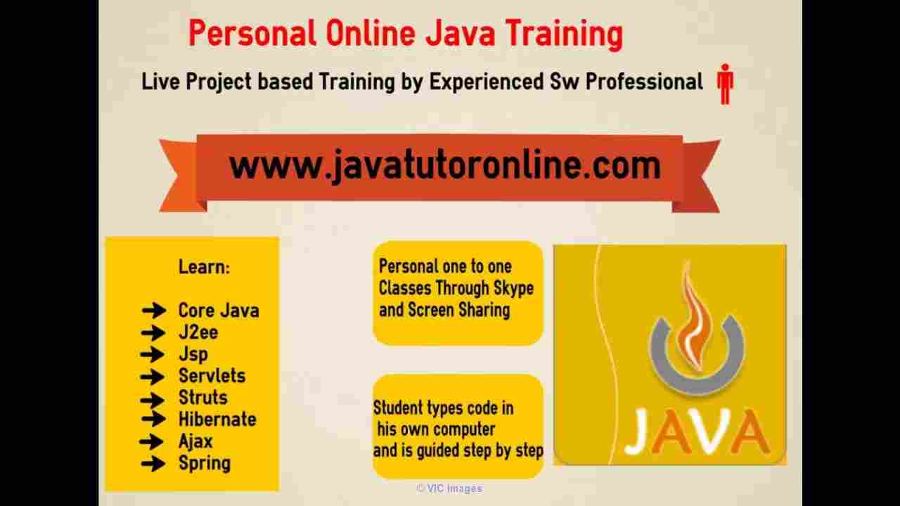 Online Java J2ee Spring Hibernate Private Training with Live Project