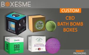 Get Amazing Designs of CBD Bath Bomb Boxes From us