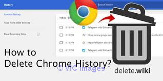 Delete google chrome history