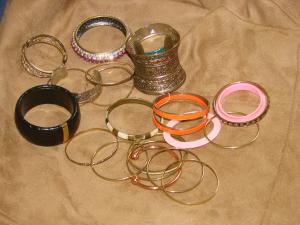 Craft Lot Bangles 23pcs - $15 - Pick up Hill Park Lane Area