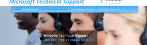 Microsoft Support Phone Number Canada 1-844-780-0303