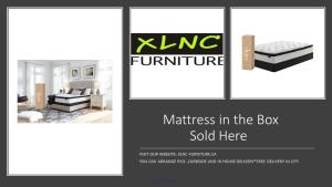 XLNC FURNITURE STORE QUEEN POCKET COIL MATTRESS SALE FREE DELIVERY