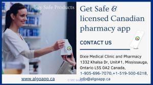Safe and licensed Canadian pharmacy app for your medication