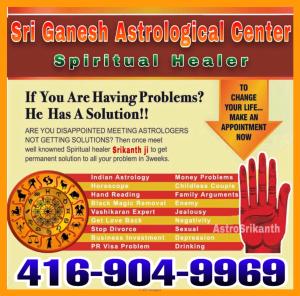 Unique Spiritual Healer Master Srikanth +1 416 904 9969