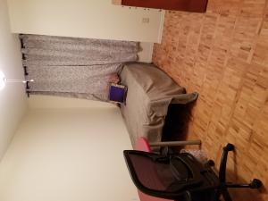 Metal bed frame with mattress  twin