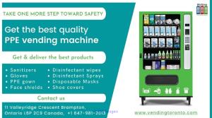 Looking for the advanced PPE vending machine in Toronto?
