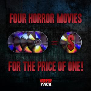 4 Horror Movies on DVD or Blu-ray