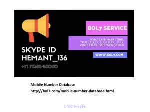 South Africa Cell variety databases are usually ultimately useful for