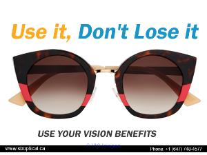 Find the Latest Designers Eyeglasses in Toronto from SB Optical