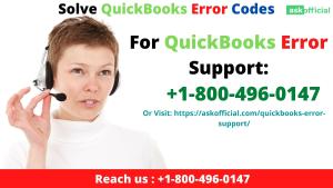 Quickbooks Error Support Number | +1-800-496-0147| AskOfficial