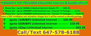 Rogers Internet offers