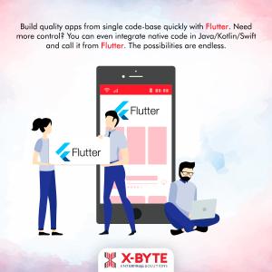 Flutter App Development Company | CANADA | X-Byte