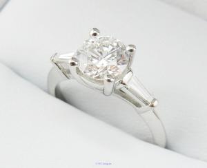 Three-Stone Engagement Ring Style#4292 (Engagement ring vancouver (