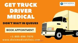 Dont wait book appointment and get truck driver medical