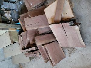 Live edge black walnut