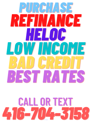 Mortgage, Private Loan, Refinance and Equity line of Credit