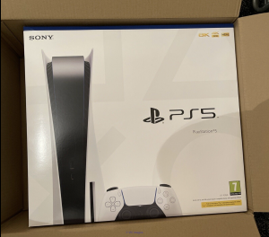 Sony PS5 Standard/Disc Edition Console - White, Ready to Ship