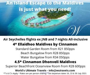 Escape to the Maldives with Worlds Ultimate Travels