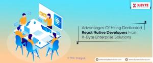 Hire React Native App Developer | X-Byte Enterprise Solutions