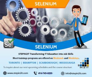 Selenium Training Program in Toronto
