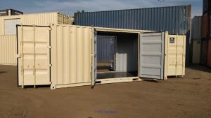 20' Quad door shipping container