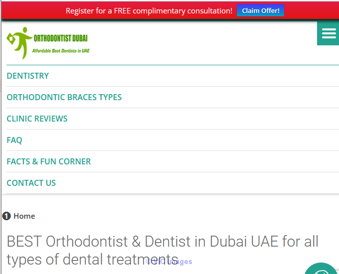 Orthodontist & Dentist in Dubai UAE. Most affordable Dental Clinic