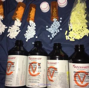 Lean - Wockhardt, Hi-Tech, MGP, Tris, PAR Purple Cough Syrup For Sale