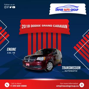 2018 Dodge Grand Caravan For Sale