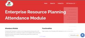 Get Installed Enterprise Resource Planning Attendance Management Modul
