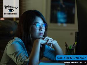 Use Blue Light Protecting Computer Glasses in Toronto - SB Optical - L