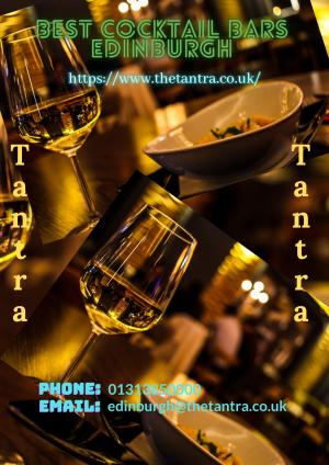 best cocktail bars edinburgh | TANTRA